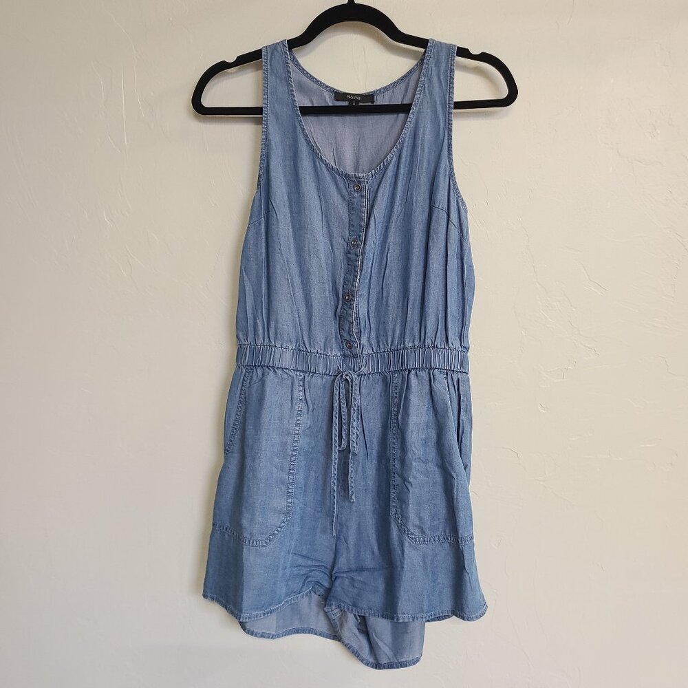 Chambray Romper